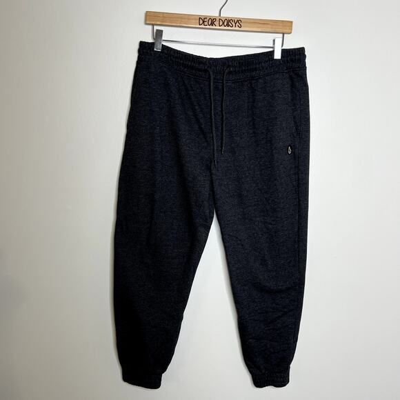 Volcom Gray Jogger Drawstring Sweatpants - Picture 1 of 7
